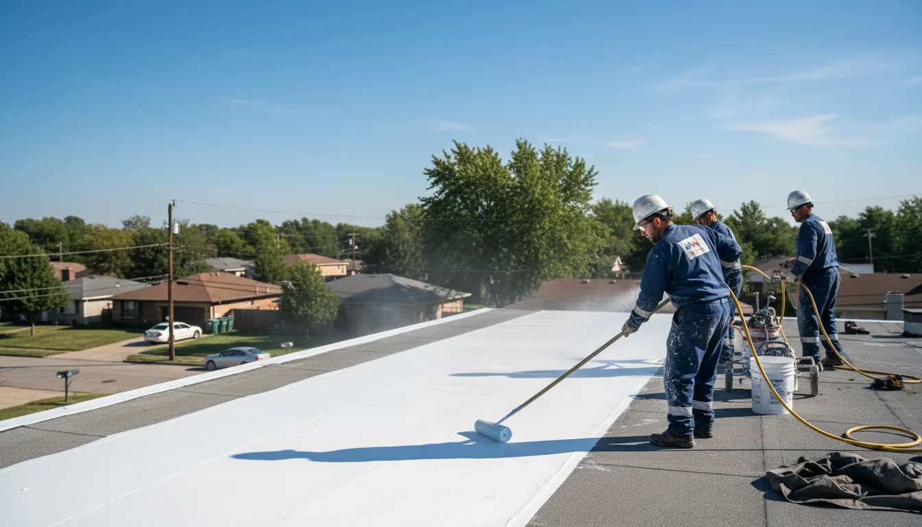 Commercial roof coating in Jeanerette, LA near me